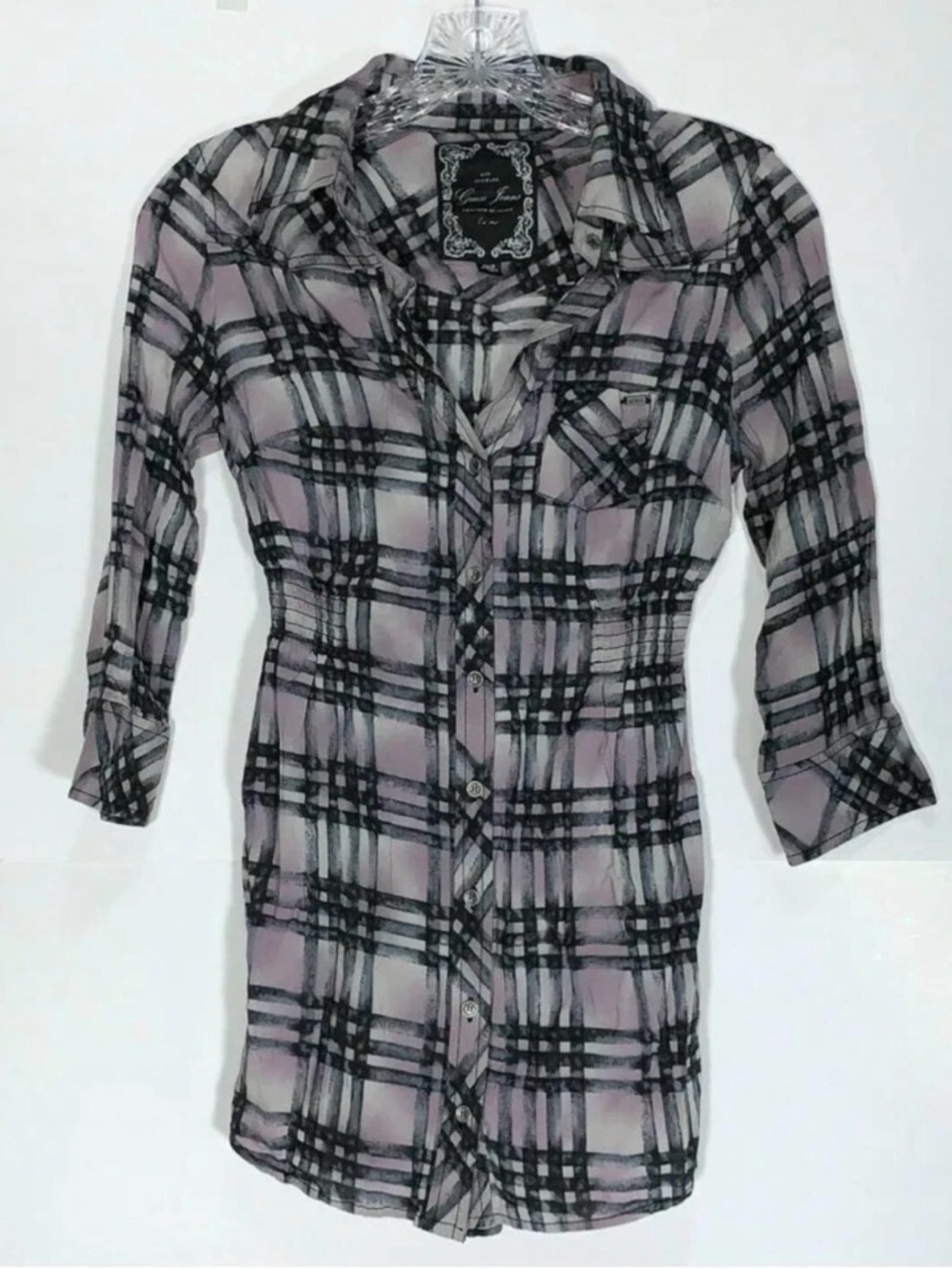 guess plaid shirt for women. Size XS